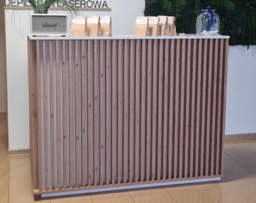 Lada recepcyjna LAMEL narożna