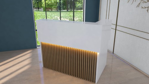 Lada recepcyjna LUCA LED LAMEL