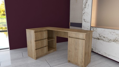 Biurko IBIZA dąb Artisan