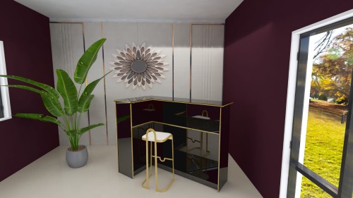 Lada recepcyjna LIHT GLAMOUR do salonu, hotelu lub biura