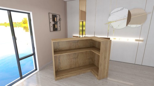 Lada recepcyjna LIHT dąb Artisan