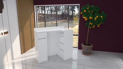 Wnętrze lady recepcyjnej MSC 120 na 60 cm
