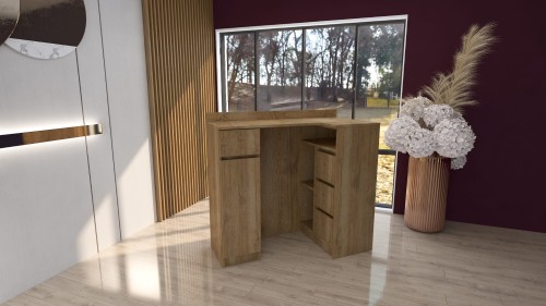 Lada recepcyjna MSC SMALL w dekorze Dąb Artisan