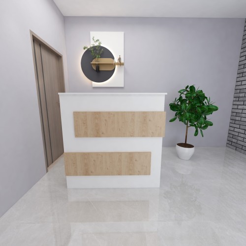 Lada recepcyjna SLIM 120 × 80 cm widok frontu