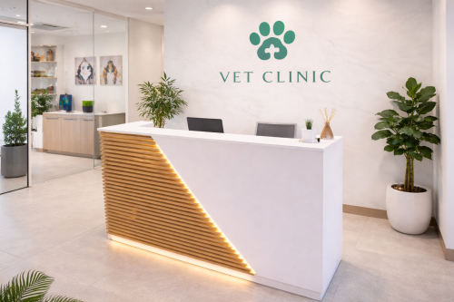 Lada Recepcyjna  PRIME – funkcjonalna recepcja , Na wymiar, Producent