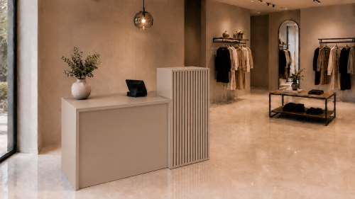 Lada recepcyjna MODERN LOFT STARS kaszmir